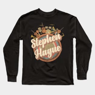 Music Tour Vintage Retro // Stephen Hague Long Sleeve T-Shirt